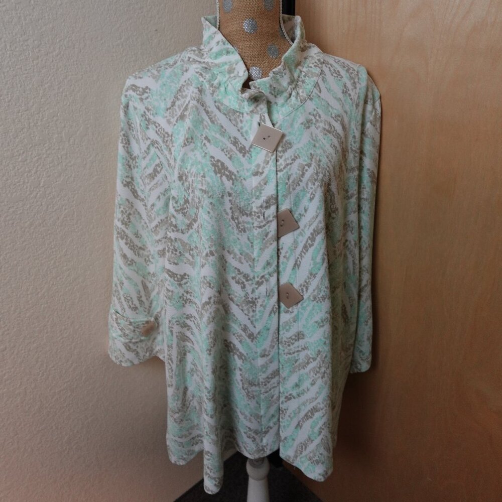 Auqa & Tan Zebra Jacket